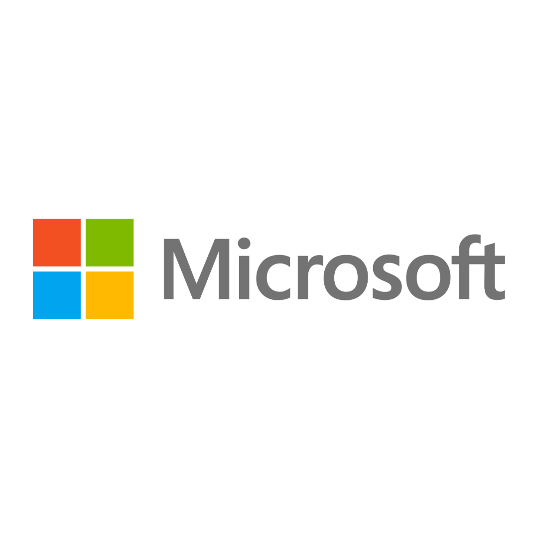 Microsoft logo, where Tilting Futures alumni work