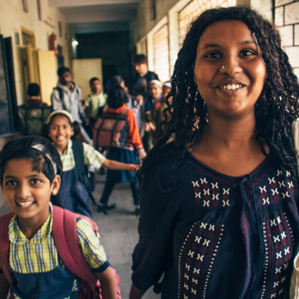 Ismahan Hersi smiling during her Tilting Futures gap year India Fellowship