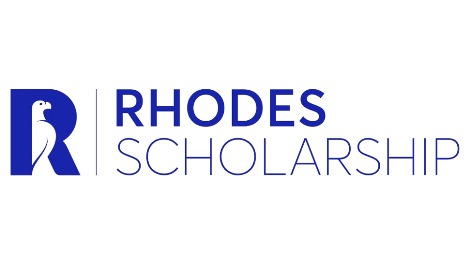 Rhodes Scholarship logo, Tilting Futures Alumni Award