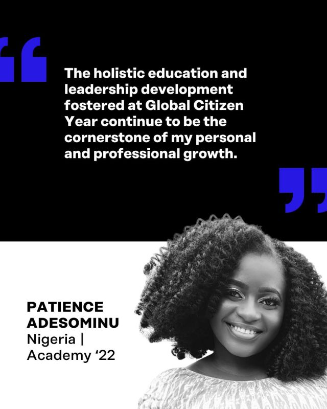 The transformative experience at the Global Citizen Year Academy was instrumental in helping shape Patience’s journey, particularly in her transition to becoming a scholarship recipient at VinUniversity and assuming the role of head of community engagement in the student council. The diverse skill set she gained during her time at Global Citizen Year empowered her to excel not only academically but also to contribute meaningfully to her community. Patience is among 45 alumni joining Global Citizen Year’s new Alumni Ambassador Program.

Subscribe to our newsletter for more inspiring can’t-miss stories like this. Click the link in our bio to subscribe.