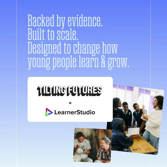 Big momentum over here 💛
With new support from LearnerStudio we’re expanding opportunities for young people to learn by doing, across cultures, communities, and real-world challenges.
That means more access.
More global experiences.
More students discovering what they care about — and what they’re capable of.
This work is growing. And we’re just getting started. 
#TiltingFutures #LearnerStudio #EducationForImpact #ExperientialLearning