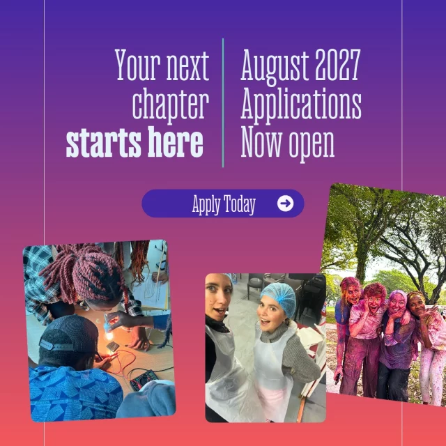 Two destinations. Big possibilities. Your next chapter starts here. 🌍✨ 
Applications for Take Action Lab’s August 2027 term are now open, joining our June 2027 term!
📍 Civic Innovation in Cape Town, South Africa
🌿 Environment & Sustainability in Penang, Malaysia
Both programs are eligible for 12 transferable academic credits. Explore global challenges, build relationships across cultures, and develop the skills to contribute to their communities.
Where will your curiosity take you? ✈️ Explore the program and apply now, or share this opportunity with a young person ready to put their learning into action. 
Link In Bio
#TakeActionLab #TiltingFutures #StudyAbroad #ExperientialLearning
